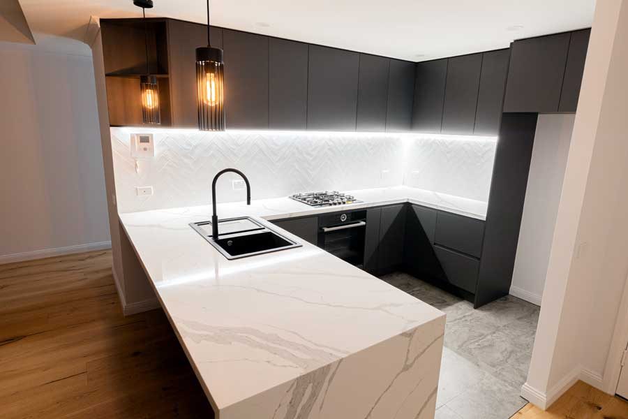 Professional Electrician at work